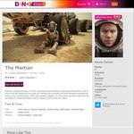 The Martian - SD $5.89, HD $6.89 Digital - Buy to Own at Rental Prices Dendy Direct
