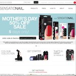 Sensationail - 50% off Sale. Free Shipping Min Order $50 or $9.95