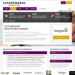 Cash Back Increased from 5.6% to 10% @ LivingSocial Via Cashrewards