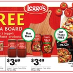 Free Leggo’s Pizza Board and Mini Recipe Booklet When You Buy 3 Leggo’s Paste Products @ Woolworths