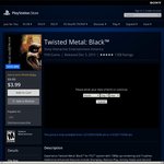 [PS4] Twisted Metal: Black - US$3.99/AU$5.33 (US$2.99/AU$3.99 with US PSN+) @ US Playstation Store