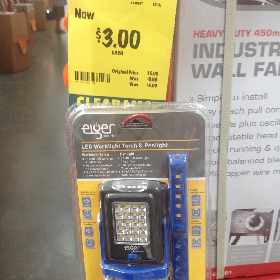 eiger led torch and worklight