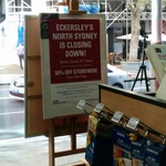 [NSW] Eckersley's Art & Craft North Sydney Closing down, 50% off Stock