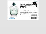FREE: 1.5ml Giorgio Armani Acqua di Gioia Perfume Sample