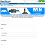 Win a Vax Blade Pet Pro SlimVac worth $299 from Harvey Norman