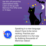 50% off Memrise Pro: Yearly Pro Subscription $32.60