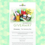 Win a Harmony Box (Health Products Worth $320) from Harmony Pharmacy