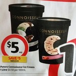 ½ Price Connoisseur Ice Cream Varieties 1L $5 @ Coles