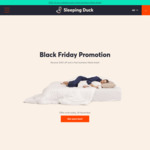 Sleeping Duck Black Friday Offer - Free Fitted Sheets & $100 off Mattresses (Double $999, Queen $1,249, King $1,349)