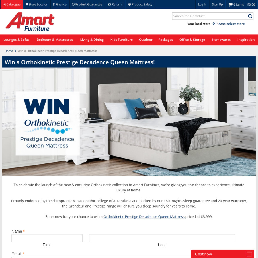 Win An Orthokinetic Prestige Decadence Queen Mattress Worth 3 999