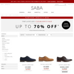 Leo Derby $39 (Was $249), Merino Wool V-Neck Knit $39 (Was $159) Sneakers $39 (Was $169) & More + Buy 3 Sale Items = Posted@SABA