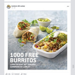 [WA] 500 (or Maybe 1000) Free Burritos 30 Jan 2018 12pm - Mount Lawley @ Zambrero