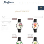 Hand-Painted Watercolour Watches 20% off (from $60) + Postage @ Mayflower Watches