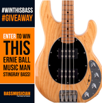 Win a 2018 Ernie Ball Music Man StingRay Special HH Guitar Worth $2,750 from Bass Musician Magazine