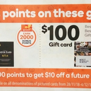 2000 ($10) Woolworths Rewards per $50 Google Play Gift Card til 11 Dec 2018  - Ausdroid