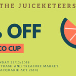 [ACT] 25% off Meloncoco Drinks (was $4), 23/12 @ The JuiceKeteers (Macquarie)
