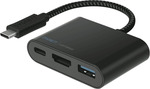 Cygnett USB-C to USB-A HDMI & USB-C Charge Hub $34.30 (Was $79.95) @ The Good Guys