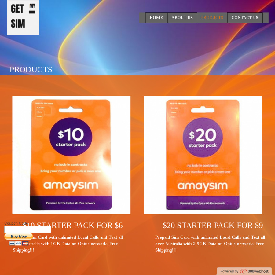 Buy a Sim Card Starter Pack $30 for $10; $20 for $9; $10 for $6 Get Another One Free @ Get My ...