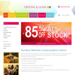 85% off Sitewide @ Bohemia Crystal and Glasses