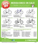 Merida Bike Sale - Ends Soon! NSW Only. 20% off. Click Pic to View Ad