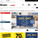 Free Shipping Sitewide with No Minimum Spend @ House (Items from $0.60)