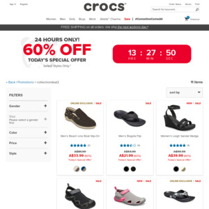 Crocs ozbargain 2025