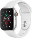 Apple Watch Series 5 Silver Aluminium Case with White Sport Band 40mm GPS $617 C&C /+ Delivery @ Harvey Norman