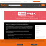 Free Week of Access to All Contents (IT eBooks & Videos) @ Packt