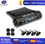 Solar Power Car TPMS w/Temperature Warning US $17.80 (~AU $26.05) @ E-ACE Factory Store AliExpress