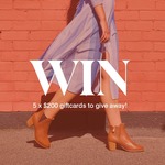 Win 1 of 5 $200 Gift Cards from Hush Puppies