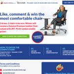 Win a Genuine Premium Leather Office Chair Valued at $1897 from Buy Direct Online