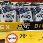 [VIC] Bic Flex 3 Disposable Razor 4 Pack - $0.70 @ Coles Warringal