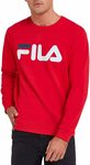 Fila Classic Unisex Crew Sweatshirt in Red $27 (RRP $70) + Delivery ($0 with Prime / $39 Spend) @ Amazon AU