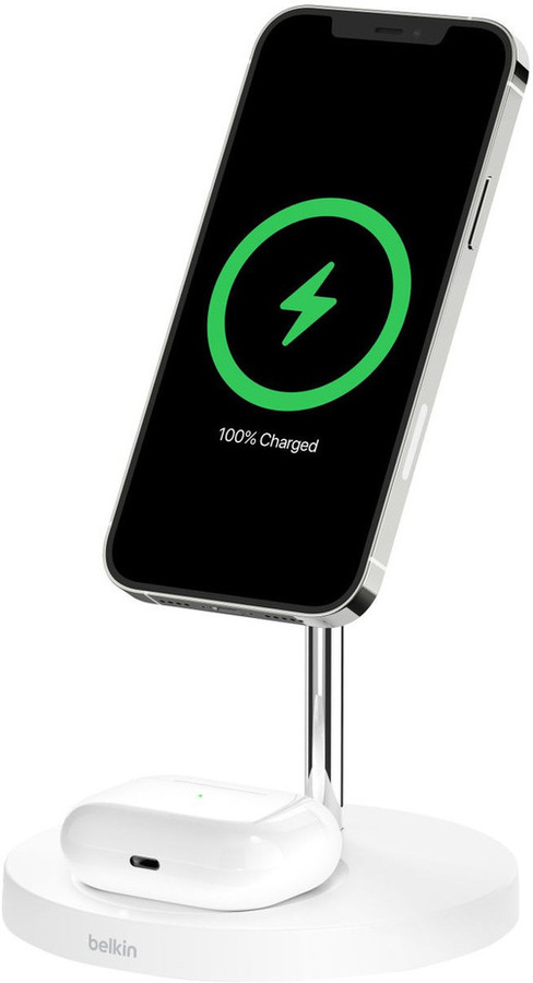 Belkin Boost Charge Pro 2-in-1 Magsafe Wireless Charger Stand $89.40 ...