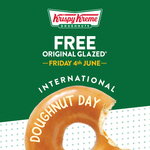 [SA] Free Original Glazed Doughnut @ Krispy Kreme SA (Excludes OTR Stores)