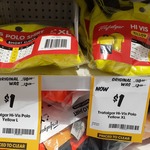 [NSW] L or XL Hi-Vis Yellow Polo $1 in-Store @ Officeworks, North Ryde