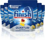 Finish Quantum Ultimate Dishwasher Tablets Lemon 50x5 Pack $71.25 ($0.29/Tablet), S&S $64.13 ($0.26/Tablet) Shipped @ Amazon AU