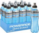 Powerade ION4 Mountain Blast Zero Sports Drink, 12x600ml $21.60 ($19.44 S&S) + Delivery ($0 with Prime/ $39 Spend) @ Amazon AU