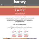 Barney Bed Pet Beds: 20% off 1 Items, 25% off 2 Items, 30% off 3 Items & Free Delivery