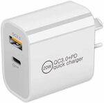 HEYMIX 20W PD Charger USB-C Power Adapter QC3.0 Charger $7.99 + Delivery ($0 with Prime/ $39 Spend) @ YESDEX via Amazon AU