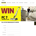 Win a Kärcher FC 7 Cordless Hard Floor Cleaner Worth $799 from Kärcher