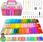 YESDEX Polymer Clay Tool Kit 66 Colours $26.49, 50 Colours $21.49 Delivered @ Yesdex via Amazon AU