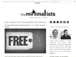The Minimalists: Free Book for Your Review