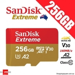SanDisk Extreme 256GB MicroSD Card (160MB/s, A2, V30) $44.99 Delivered @ Shopping Square