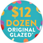 [NSW, VIC, QLD, WA] Original Glazed Doughnuts Dozen $12 in-Store/ C&C @ Krispy Kreme