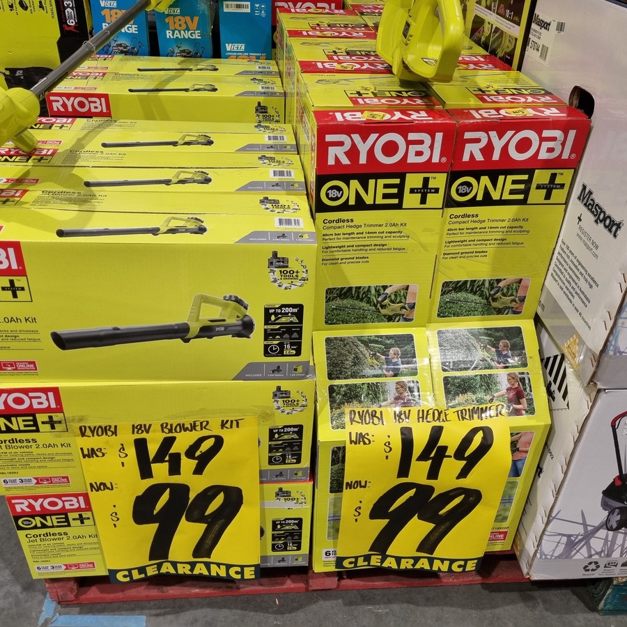 NSW Ryobi 18V ONE 2.0Ah Jet Blower Kit 99 in Store Only