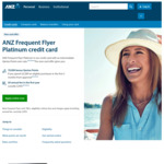 ANZ Frequent Flyer Platinum: Bonus 70,000 Qantas Points ($2,500 Spend in 3 Months), $0 Annual Fee First Year (Save $295)