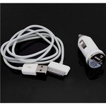 USB Cable + Mini Car Charger for iPhone $1.99 Delivered