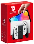 Nintendo Switch OLED White - $448 + Delivery ($0 C&C/ in-Store) @ Harvey Norman