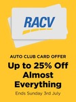 Repco 25% off Almost Everything with Auto Club Card, Instore/Online
